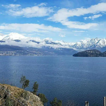 Ulivolimone Vista Con Giardino E Veranda Pianello Del Lario